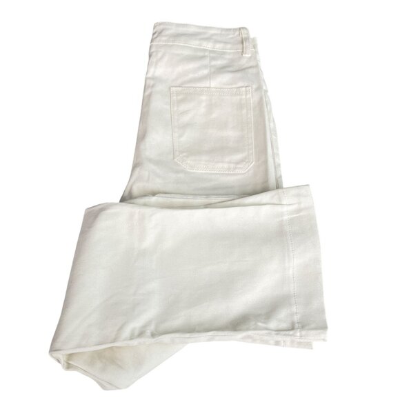 Sailor Mid-Rise Relaxed Demi-Boot Jean in White XS - Picture 13 of 16